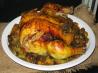 Roast Chicken With Dried Fruit and Almonds