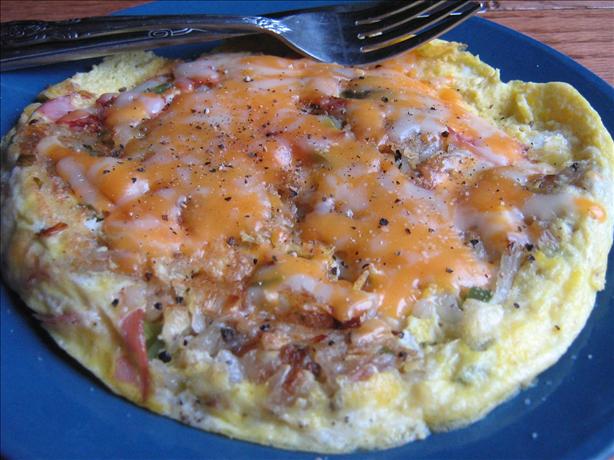 Cheesy Egg Potato and Ham Frittata Brunch Casserole. Photo by ~Leslie~