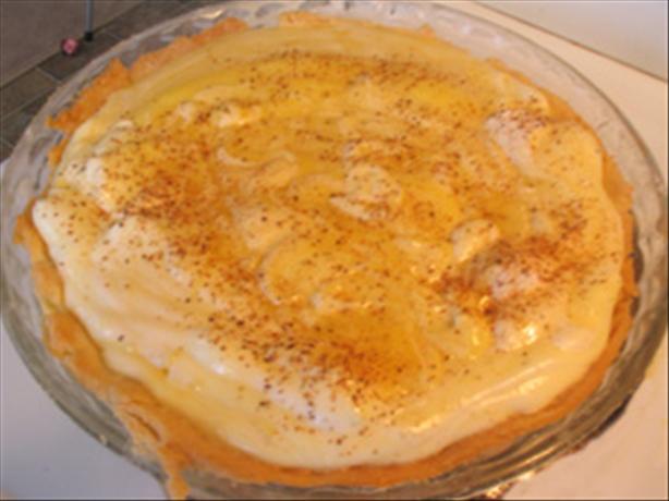 eggnog pie