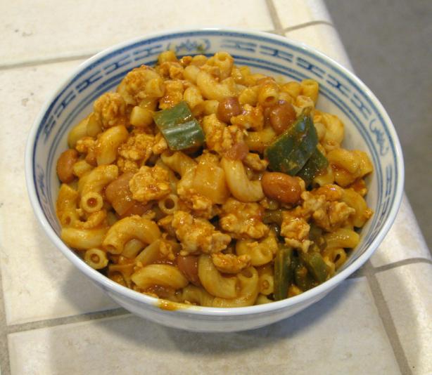 Turkey-Chili Mac. Photo by Pasty Cornish