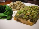 Salmon Fillets With Pesto and Pistachios. Photo by Amber Dawn