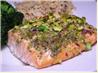 Salmon Fillets With Pesto and Pistachios. Recipe by Sharlene~W
