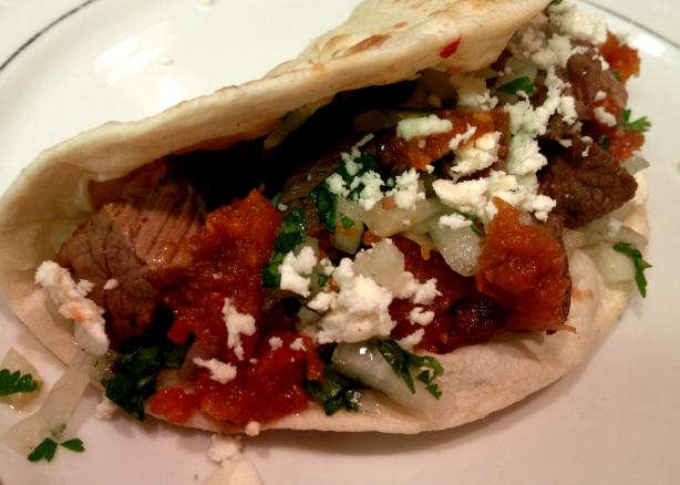 Taqueria Style Tacos - Carne Asada. Photo by MilkAndCookies