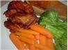 sweet and spicy hot wings
