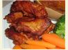 sweet and spicy hot wings