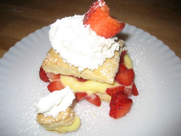 Best Ever Strawberry Napoleons. Photo by Halcyon Eve
