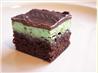 Creme De Menthe Brownie Squares