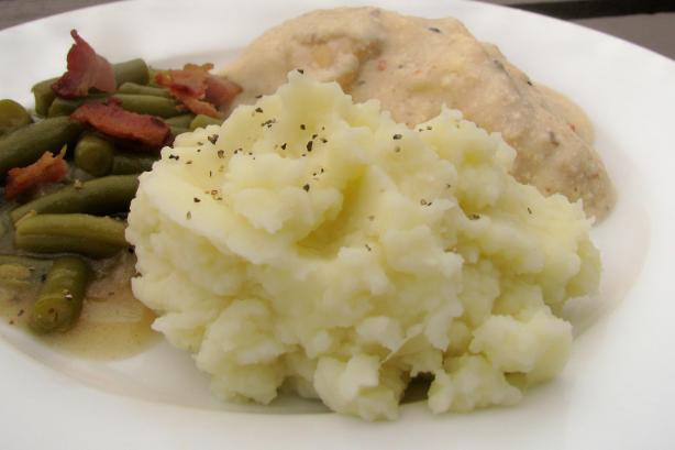 Onion Mashed Potatoes. Photo by lazyme