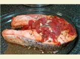 Baked Salmon Provencale