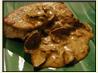 Pig 'n' Shrooms (Pork Medallions With Mushroom Sauce). Recipe by Sandi (From CA)