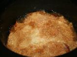 Crock Pot Peach Dump Dessert. Photo by SecretIngredients