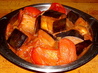 Aubergine (Eggplant) Curry  (1). Recipe by Brian Holley