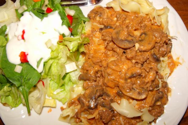 Weight Watchers Beef Stroganoff. Photo by Southern Lady