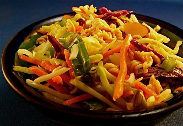Ramen Broccoli Slaw Salad. Photo by PaulaG