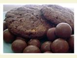 Chocolate Malted Whopper Cookies
