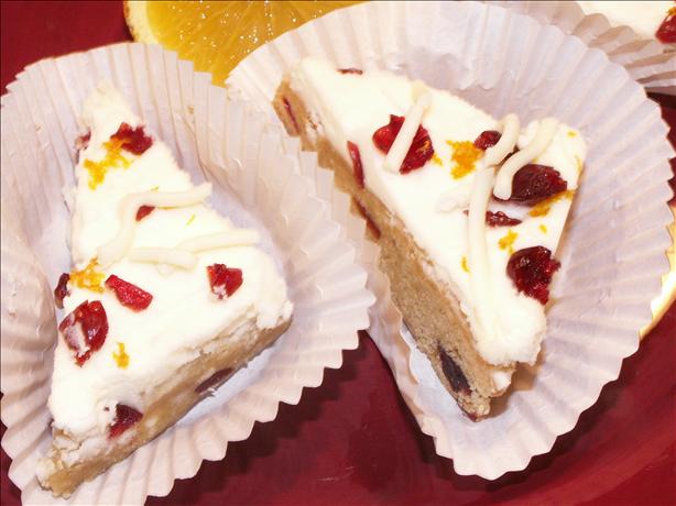 Cranberry Bliss Bars (Starbucks Copycat). Photo by Cookin'Diva