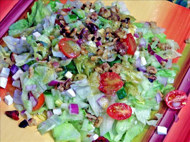Chop Salad With Dried Cranberries and Ricotta Salata. Photo by Rita~