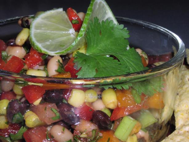 Black Bean & Black-Eyed Pea Salsa. Photo by TeresaS