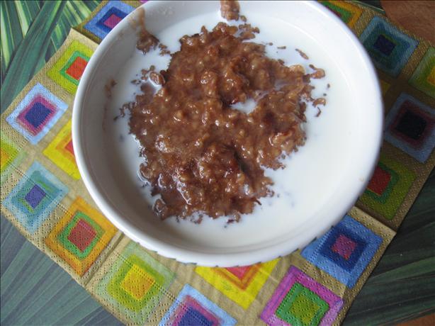 Chocolate Oatmeal. Photo by Geema