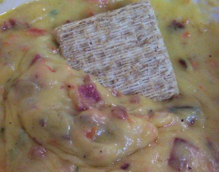 Baked Cheesy Onion Veggie Dip. Photo by SweetsLady