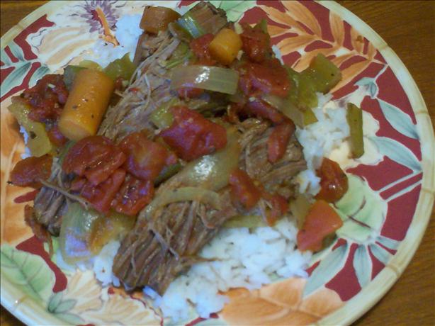 New Year's Eve Oven Roasted Beef Brisket. Photo by Ed&Theresa
