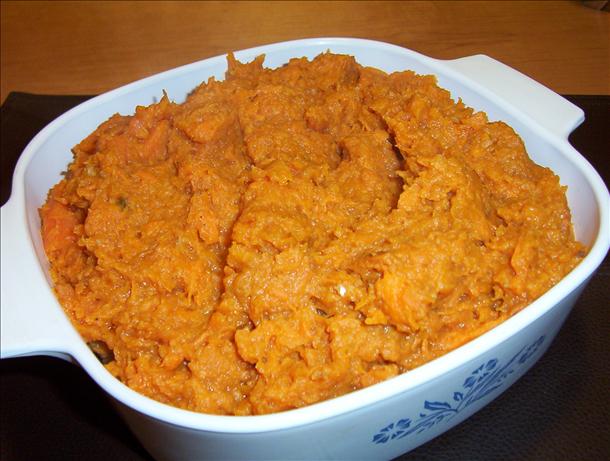 Garlic Coconut Mashed Yams (Sweet Potatoes). Photo by Karen67