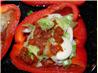 French Stuffed Red Bell Peppers With Fennel and Goat's Cheese