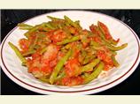 Green Beans Braised in Tomatoes