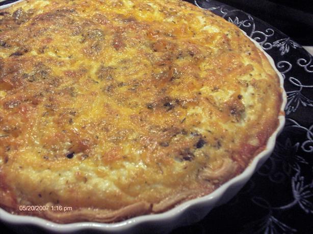 Sun-Dried Tomato and Olive Quiche. Photo by Alskann