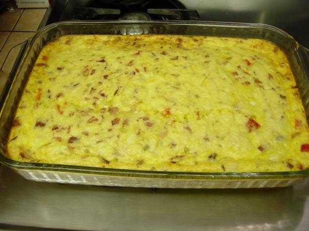 Sausage Egg Casserole. Photo by Michelle Berteig