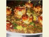 Seared Scallops With Herb Butter Sauce