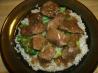 Braised Beef Tips over Rice. Recipe by Peyton's Mom