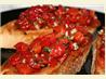 Red Pepper Bruschetta (No Tomatoes!). Recipe by SweetySJD