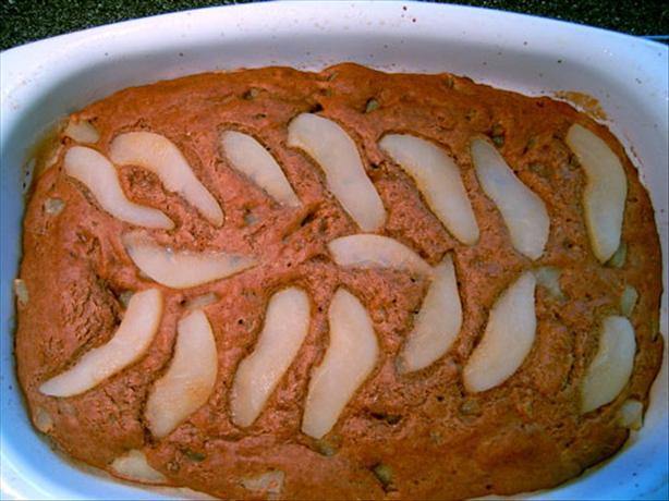 Gingerbread With Pears Low Fat & Low Calorie. Photo by Mikekey