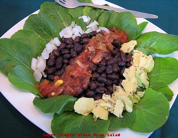 Super Simple Black Bean Salad. Photo by Annacia