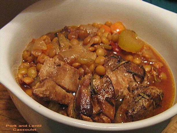 Pork and Lentil Cassoulet. Photo by Annacia