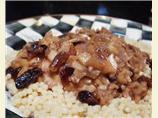 Fillet of Fish With Green Apple, Raisins and Pecans