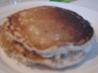 Double Coconut Pancakes. Recipe by Vino Girl