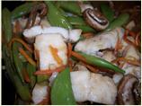 Micro-Steamed Hoisin Fish and Vegetables. Photo by Hey Jude