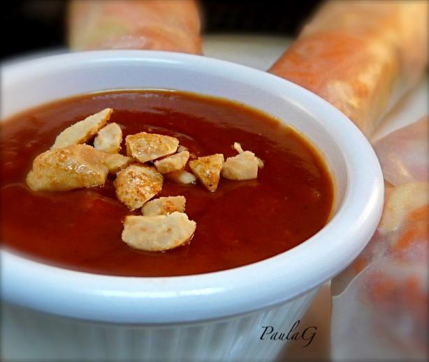 Vietnamese Peanut Sauce - Dipping Sauce for Fresh Spring Rolls. Photo by PaulaG