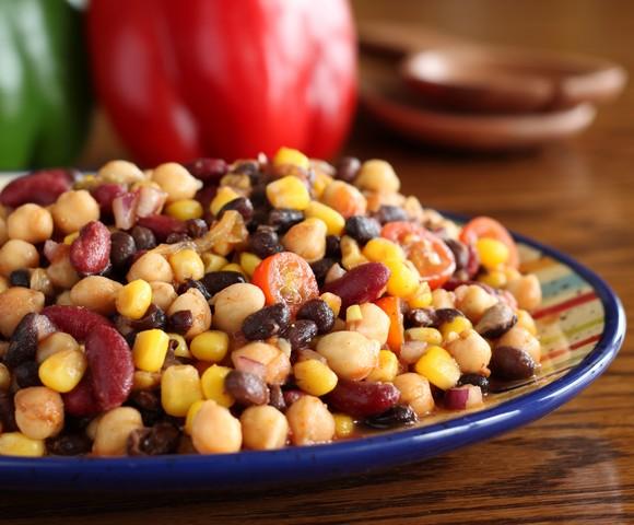 Southwestern Bean Salad. Photo by Calee