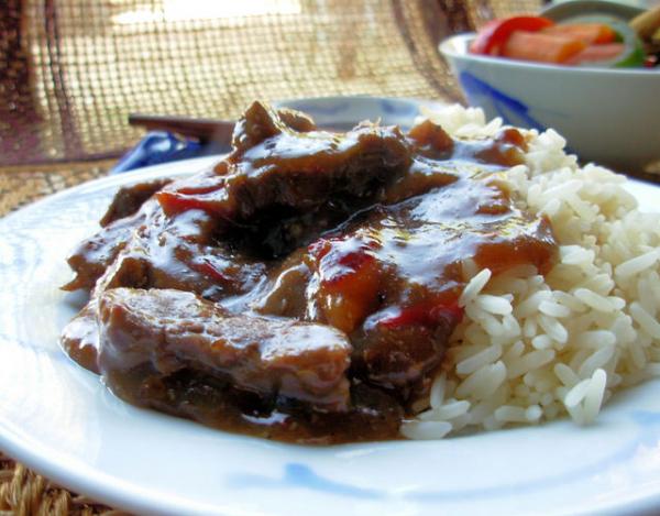 Chilli Plum Beef. Photo by French Tart