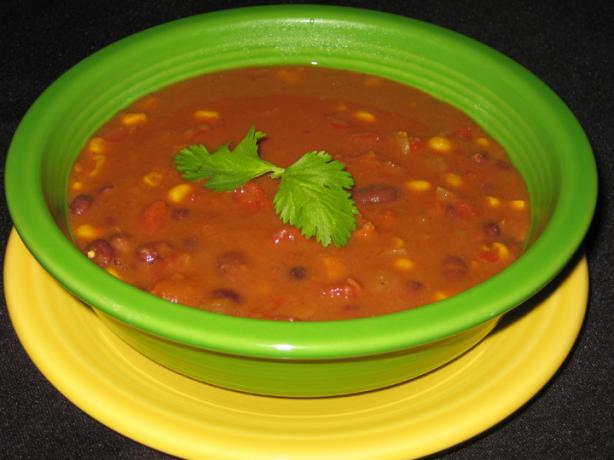 Quick Vegetarian Taco Soup. Photo by Brooke the Cook in WI