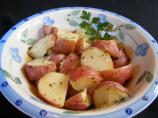 Olive Oil Glazed Potatoes. Photo by Seasoned Cook