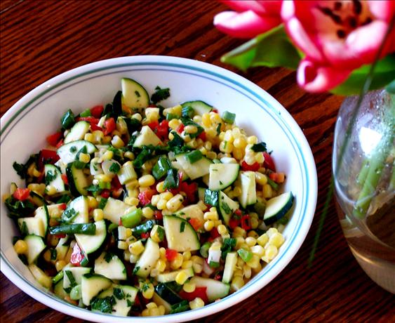 Picnic Corn-Zucchini Salad. Photo by Rita~