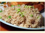 Garlicky Brown Rice