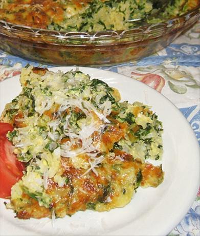 Spinach, Rice & Feta Pie. Photo by Kathy228
