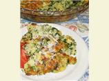 Spinach, Rice & Feta Pie