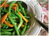 Green Beans and Carrots Sauteed in Butter and Garlic