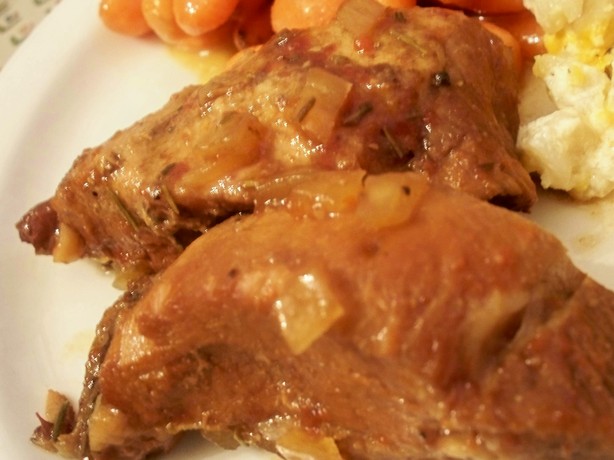 Slow Cooker Sweet BBQ Pork Spareribs (Or Chicken). Photo by *Parsley*